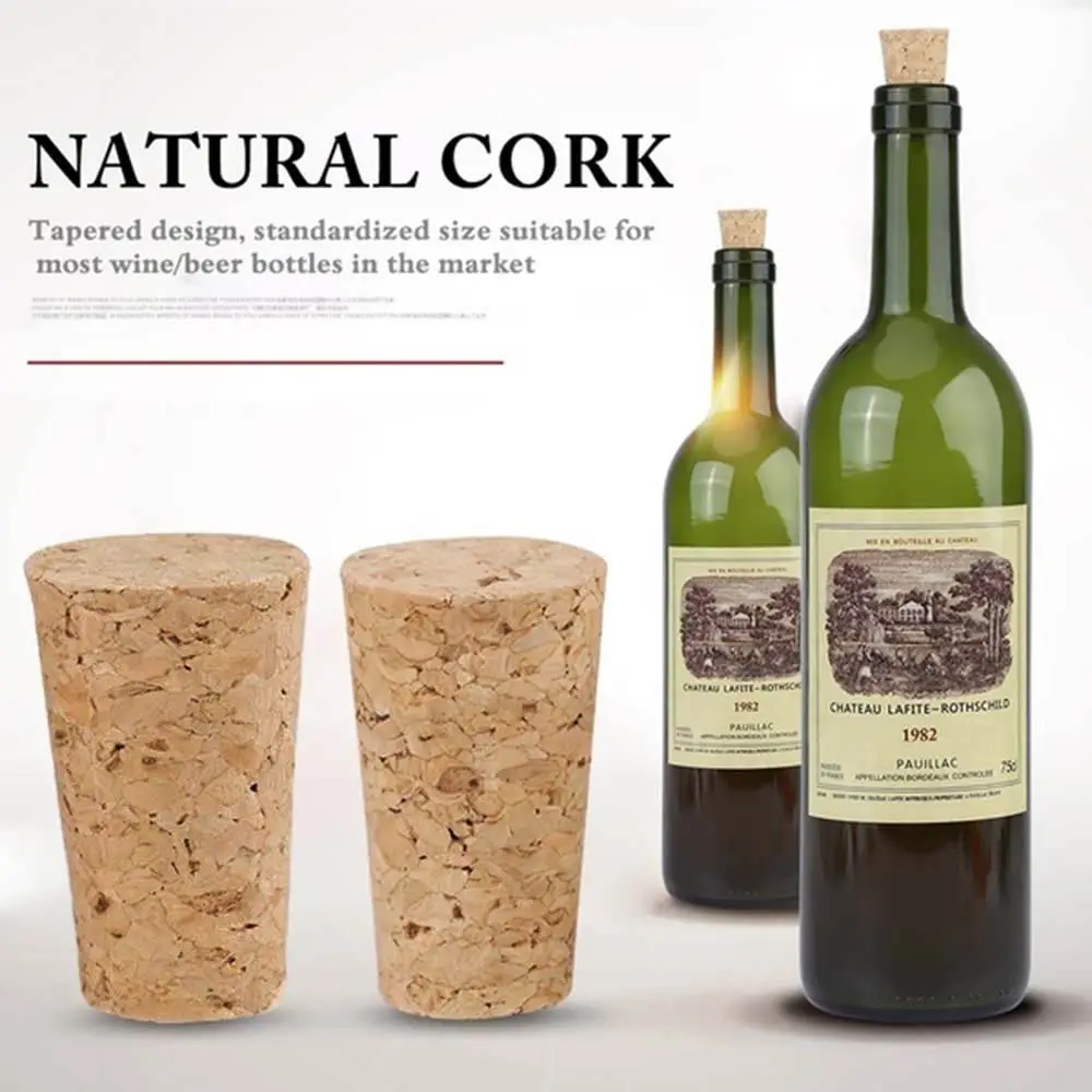 

Creative Portable Wooden Bar Tools Bar Accessories Bottle Plug Wine Bottle Cover Bottle Stopper Wood Corks Corks Stopper