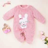 hibobi Rabbit Pattern Hooded Jumpsuit For Baby Girl Long Sleeve Clothing Roupas Infantis Menino Overalls Costumes
