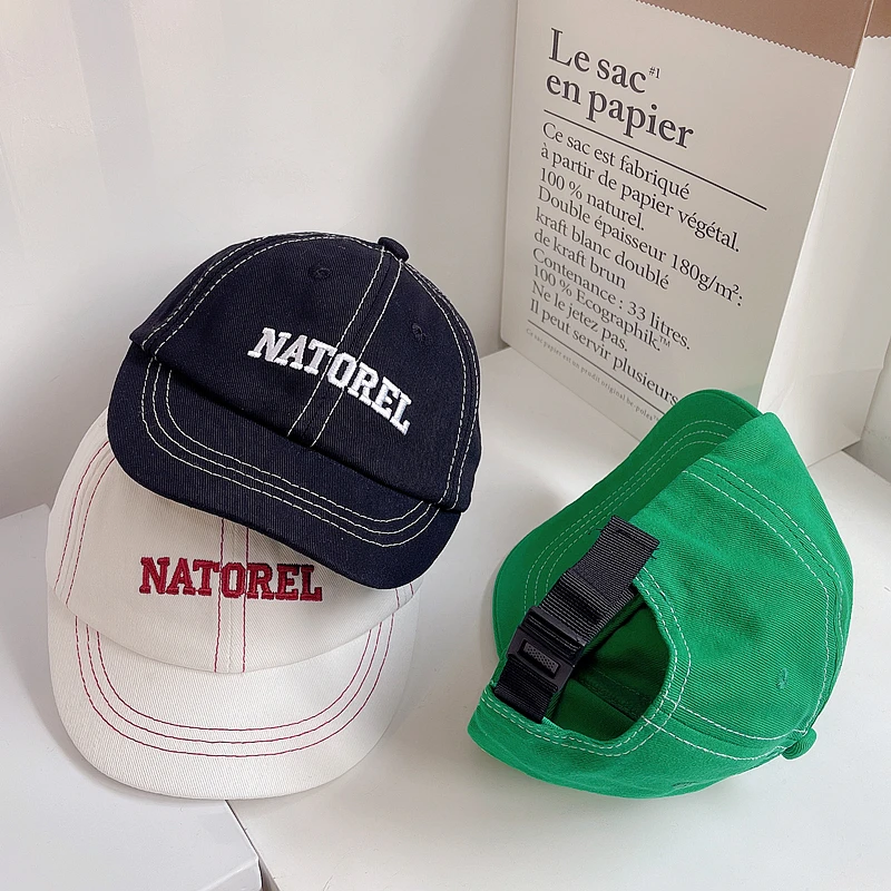 

Letter Embroidery Baby Baseball Caps Hip Hop Cotton Kids Sunhat For Boys Girls Outdoor Trucker Hat Toddler Snapback Hat