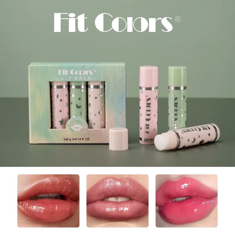

3Pcs Moisture Lip Balm Long-Lasting Lip Gloss Natural Warm Feeling PH Color Changing Jelly Natural Lipstick Lip Nourish Makeup