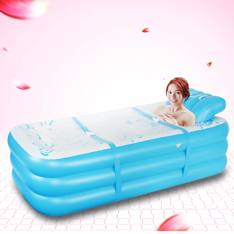 

Portable Bathtubs Bath Barrel Home Sauna Adult Folding Tub Portable Bathtubs Inflatable Hot Opvouwbaar Bad Shower Tub WW50PB