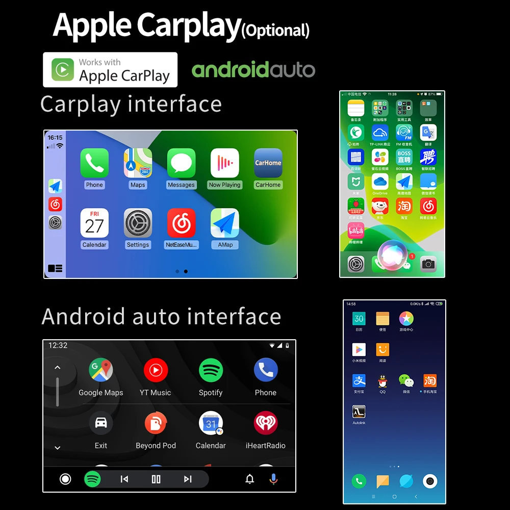 Автомобильная Мультимедийная система универсальная стерео-система на Android 11 с GPS