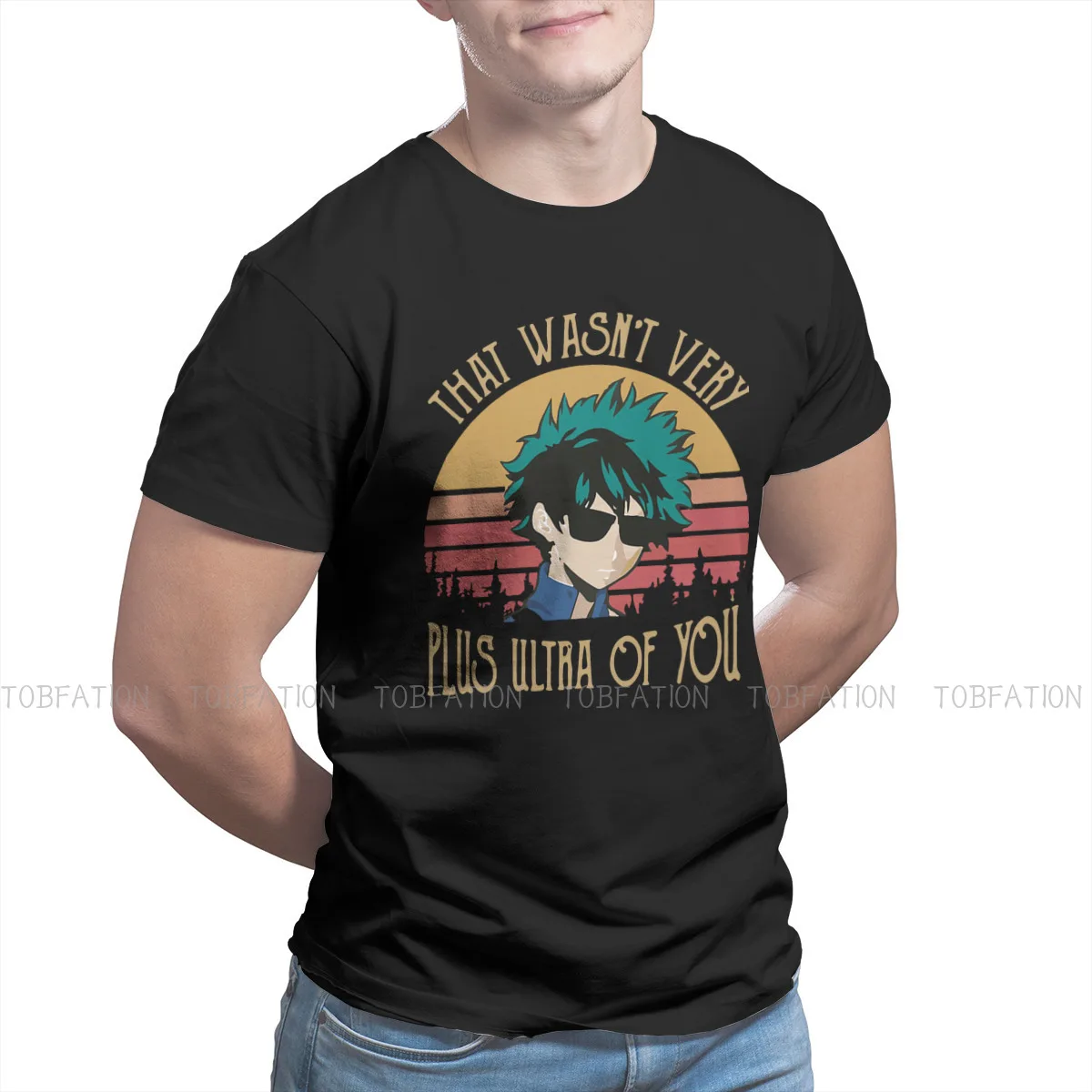

My Hero Academia Anime Original TShirts That Wasn't Very Plus Ultra of You Deku Personalize Men's T Shirt Funny Tops Size S-6XL