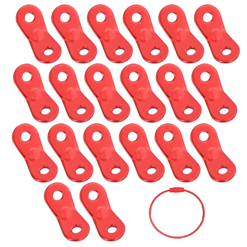 

20 шт., регулируемые натяжители для палатки