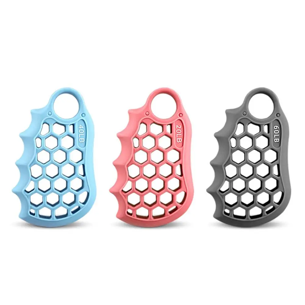 Фото Тренажер для развития силы хвата Honeycomb Grip, шестигранный эргономичный тренажер для пальцев 20/40/60 фунтов с кольцом для переноски №2