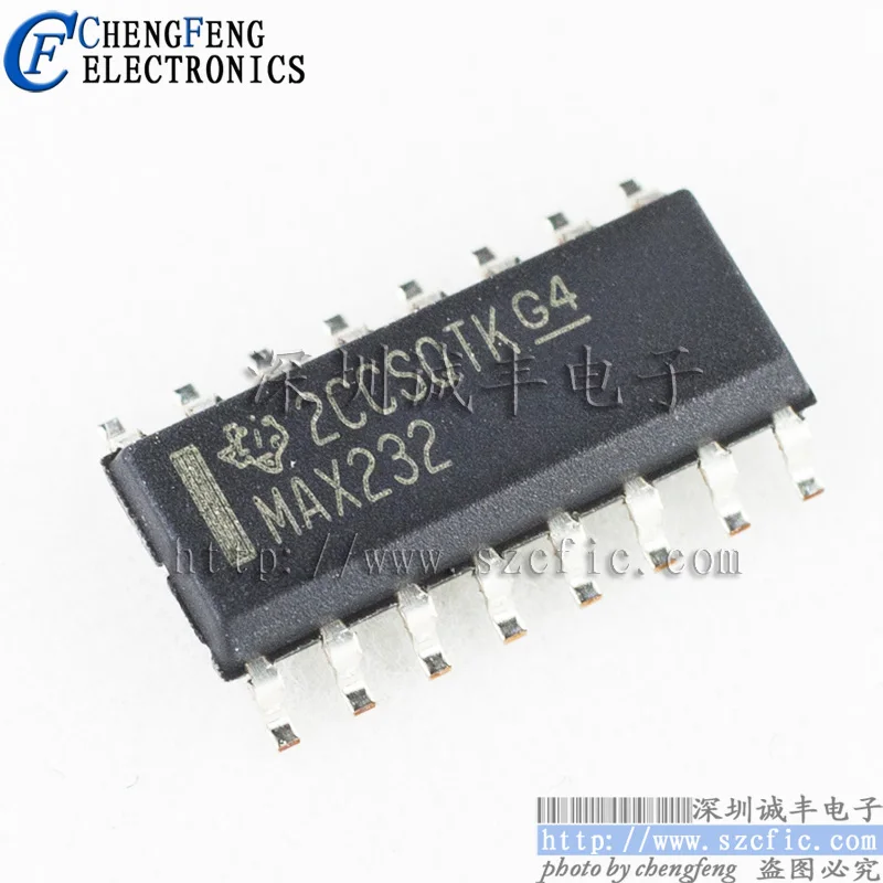 

10 шт. MAX232DR MAX232 SOP RS232 Оригинальный Новый Быстрая доставка