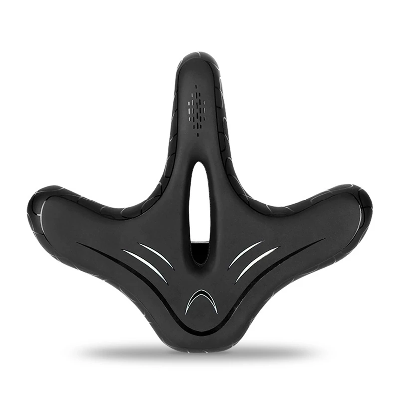 

Bicycle Cushion Widening High Elastic Comfortable Saddle Damping Hollow Breathable Seat Riding Equipment