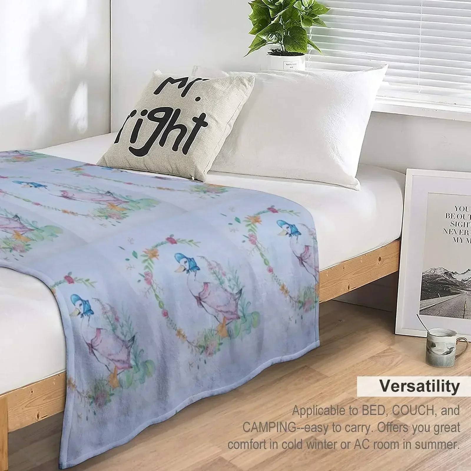 Плед Ms. Jemima Puddleduck для декоративных диванов одеял