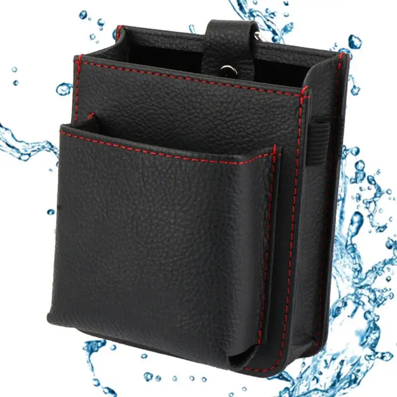 

Car Air Outlet Storage Box PU Leather Car Air Vent Organizer Fixed Hook Charging Cable Vent Pocket High-Temperature Resistant
