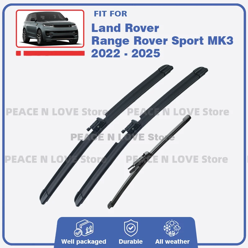 

Передние и задние дворники для Land Rover Range Rover Sport MK3 2022-2025 с интеллектуальной системой подогрева и распыления воды