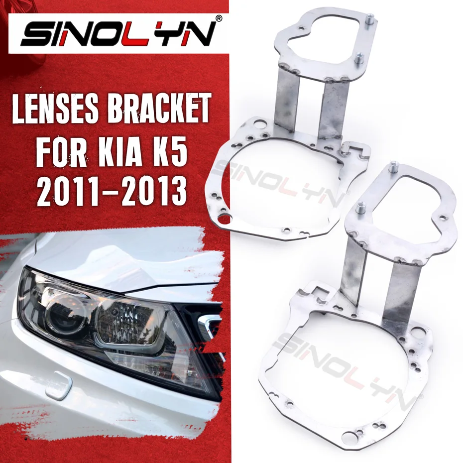 

Mounting Bracket Frame For Kia K5 2011-2013 For Hella 3R/Koito Q5 Bi Xenon Bi LED Projector Lenses Hardware Headlight Upgrade