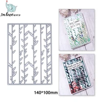 inlovearts leaves frame metal cutting dies cut leaf rectangle background scrapbooking craft decor embossing card make stencils