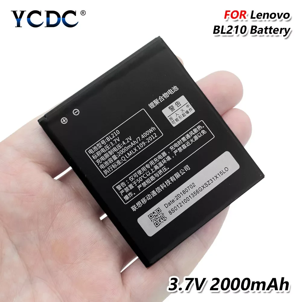 

Высококачественный аккумулятор BL210 2000 мАч для Lenovo A536 A606 S820 S820E A750E A770E A656 A766 A658T S650, сменные батареи для телефона