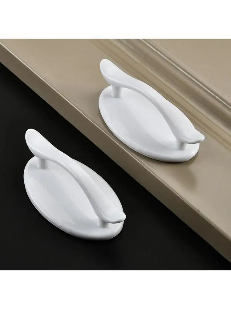 

2 Pcs/Lot No Hole, Paste Type Handle Drawer, Cabinet, Window, Balcony, Sliding , Door Hand,Manufacturer Direct Selling