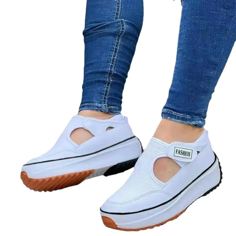 

Женские кроссовки 2022, летняя повседневная обувь для девочек на платформе для тенниса и бега