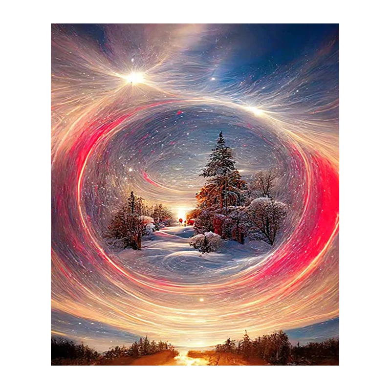 

Diamond painting new product handwork Storm Center square round diamond living room and bedroom decoration gift
