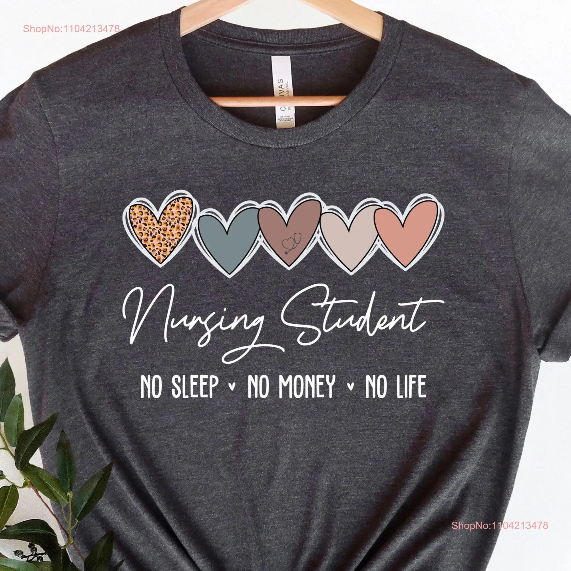 Футболка медсестры Future Nurse Student School Friend RN in the Making SweaT с длинными или короткими