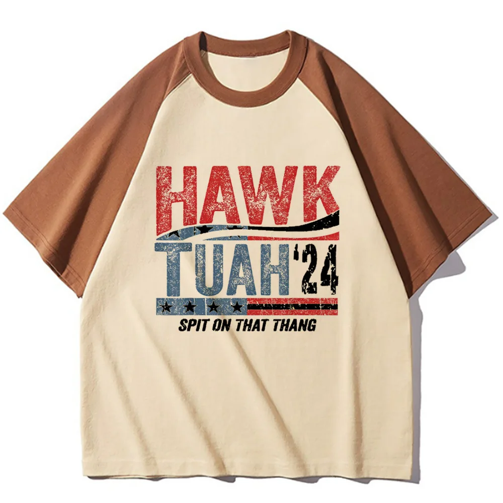 Футболка Hawk Tuah женская дизайнерская Мягкая тканевая рубашка для отдыха одежда в