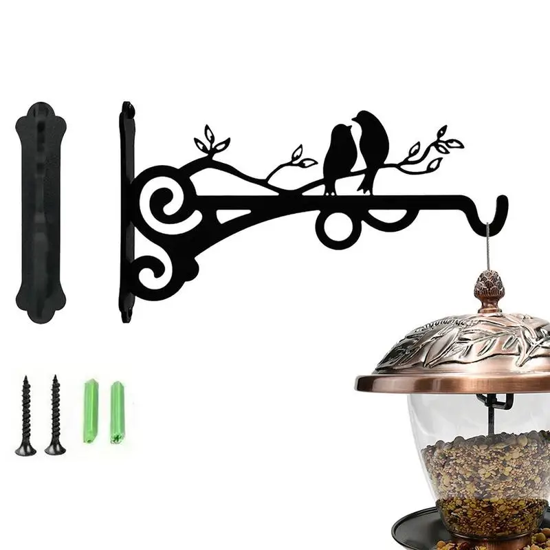 

Bird Hook Flowerpot Hanger Wall Mounted Bird Hook Good Decorative Effect Anti-Rust Process For Flowerpot Lantern Wind Chime