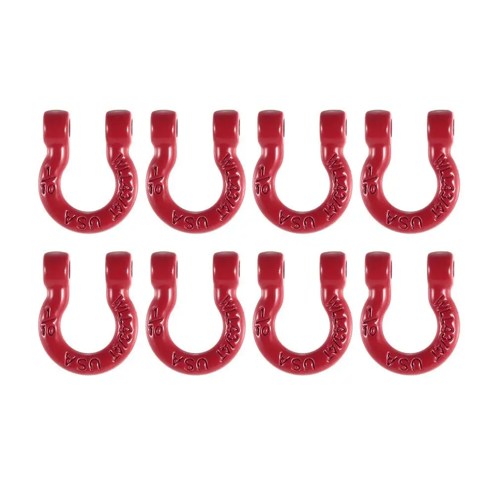 

NASITIP 8 шт., металлический крючок для подъема автомобиля, металлический крючок для переднего/заднего бампера, крючок для буксировки, спасател...