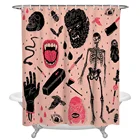 Занавеска для душа в ванную комнату, водо-и водостойкая