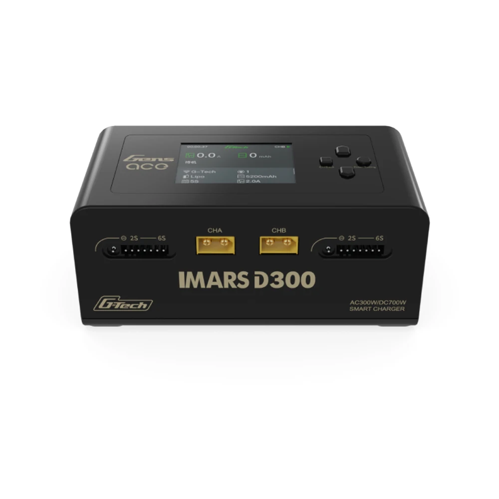 Gens ACE IMARS D300 Литиевая батарея High Power Smart Balance Charger для LiPo Li-ion LiFe NiMH NiCd батареи