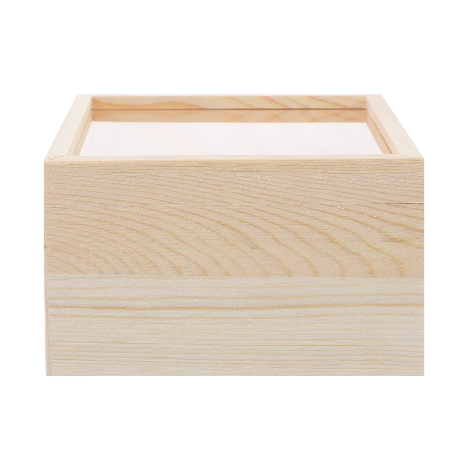 

Storage Wooden Box Trinket Case Jewelry Container Souvenir Organizer Earring Vanity Trim
