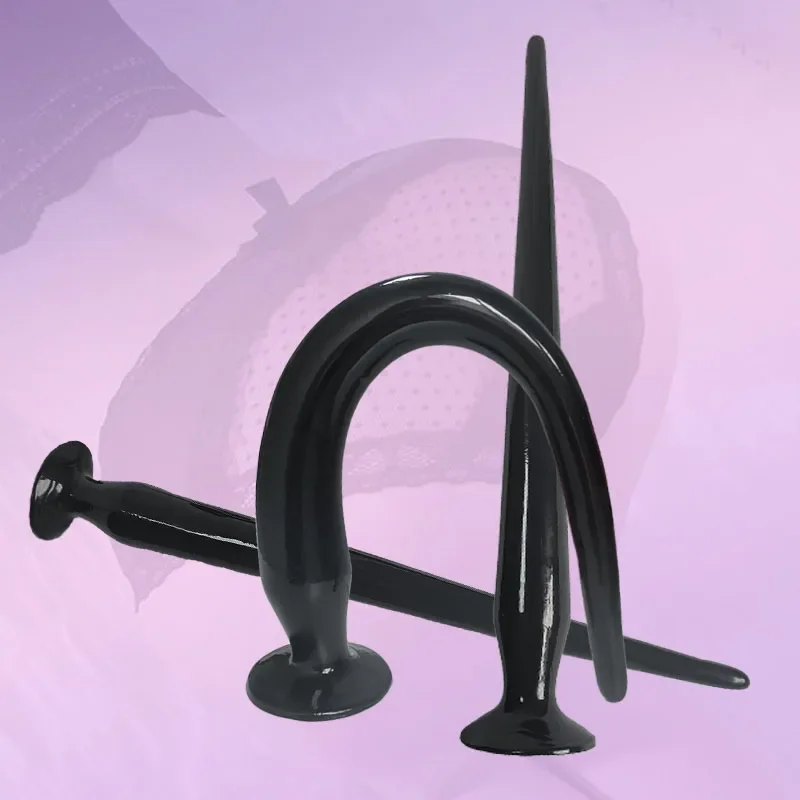 Длинная Анальная пробка мощный фаллоимитатор на присоске женский анальный секс