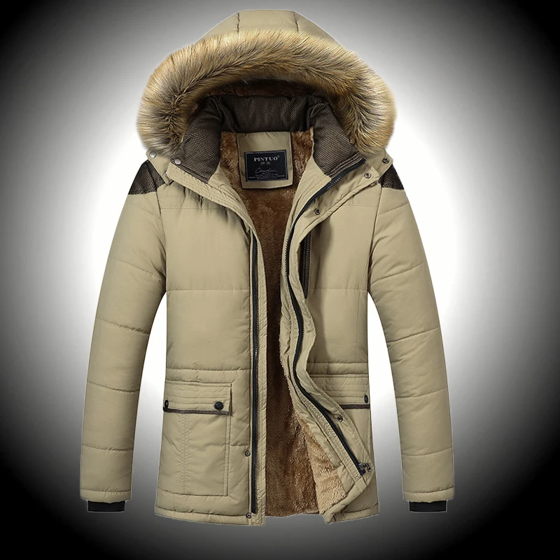 

Winter Hiking Thermal Jacket Man Thick Fleece Climbing Men Coat Jacket Wind Protection Warm Fishing Coats Winter Parkas Hooded