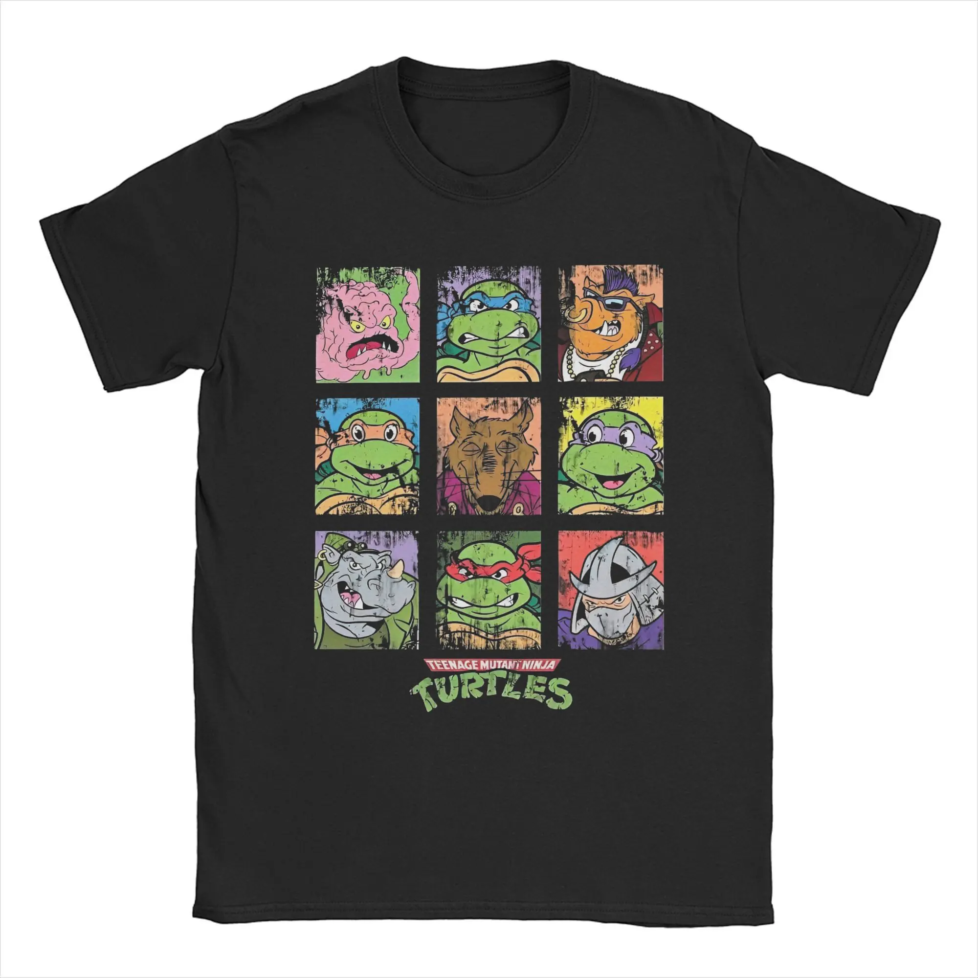 Мужские футболки Мутанты с героями мультфильмов черепах ниндзя групповые