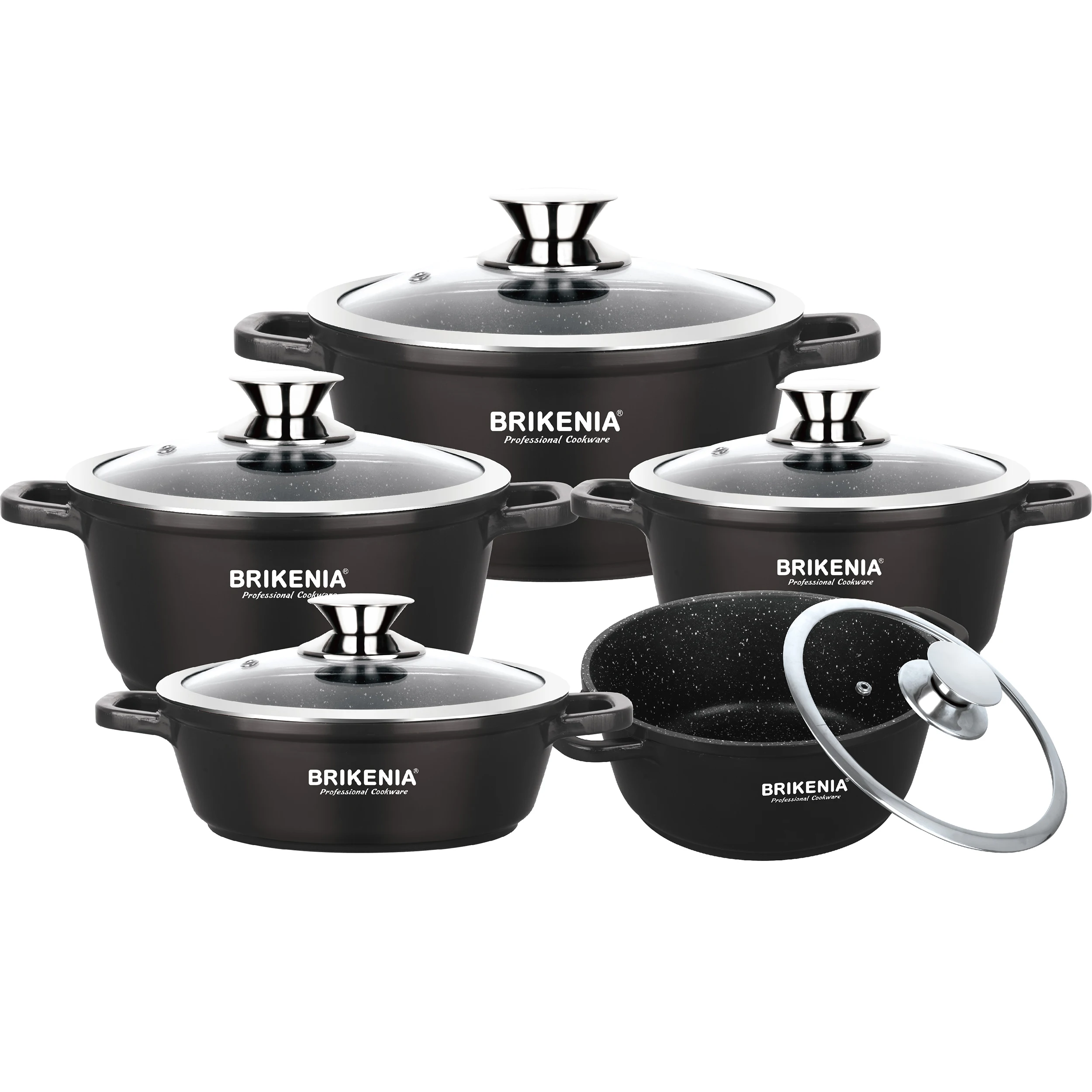 Sauce Pot Cookware Set Cast Aluminum Induction Cooker