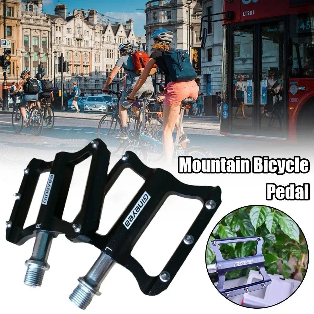 

K349 Bearings Wide Bicycle Pedals Ultralight Anti-slip CNC MTB Cycling Sealed Pedals Bearing Pedal Road Bike BMX Bike J5Z1