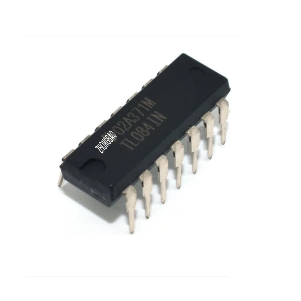 

TL084IN TL084 Quad High Slew Rate JFET-Input Operational Amplifier Op-Amp IC Breadboard-Friendly DIP-14 (Pack of 10)