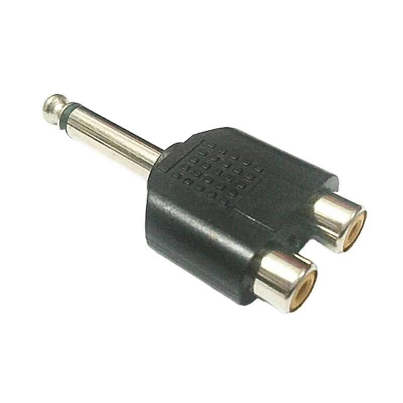 Качественная передача звука 6 35 мм на звуковые разъемы папа 2 гнезда Звуковой