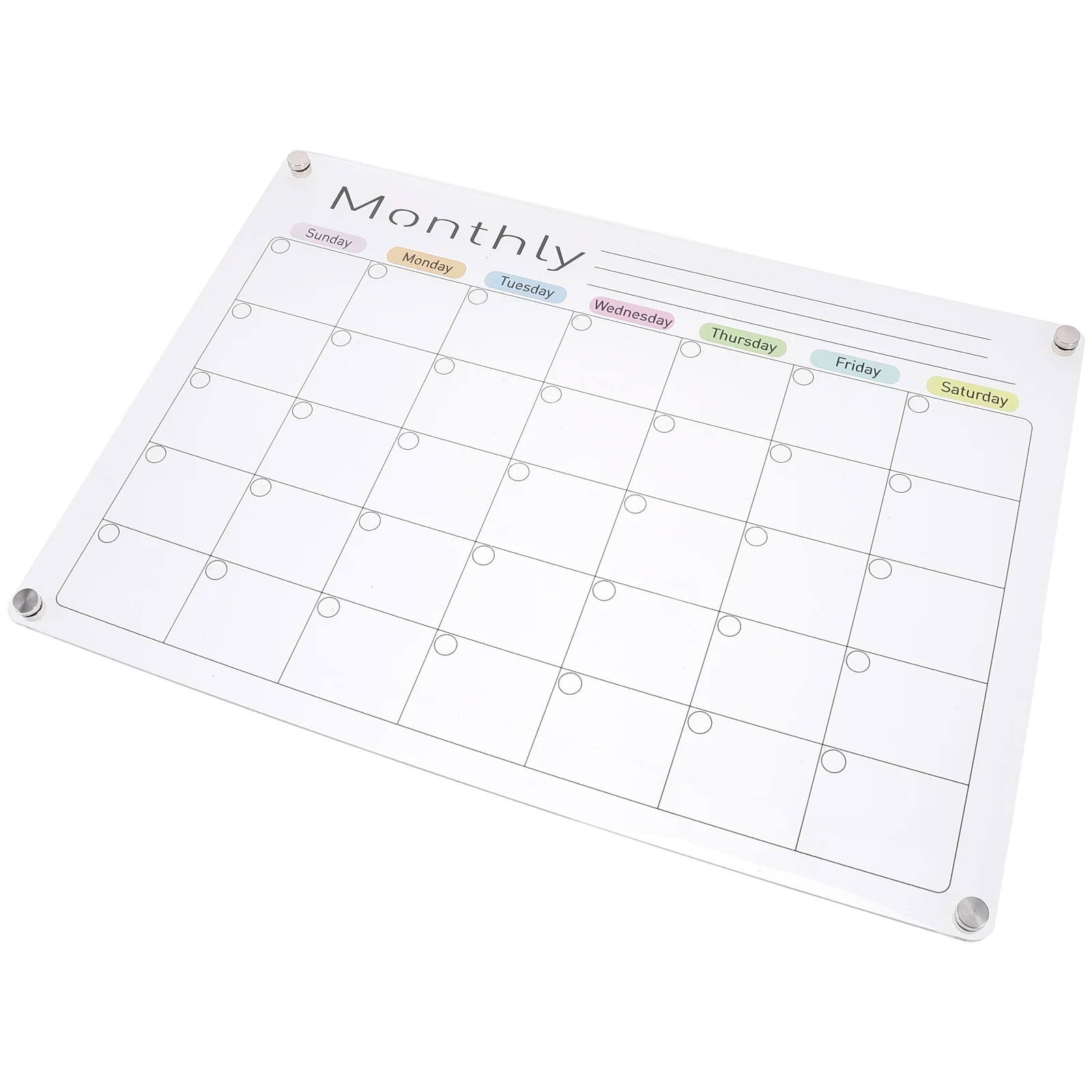 

Fridge Board Schedule Whiteboard Dry Erase Refrigerator Writing Acrylic White Boardss Planner Do List Message