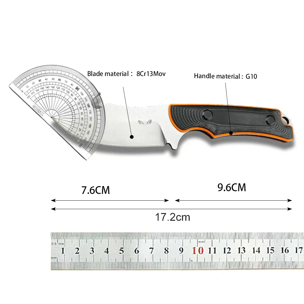 Bm 15018 Тактический Нож С Фиксированным Лезвием 8cr13mov Нержавеющая Сталь Ручка G10