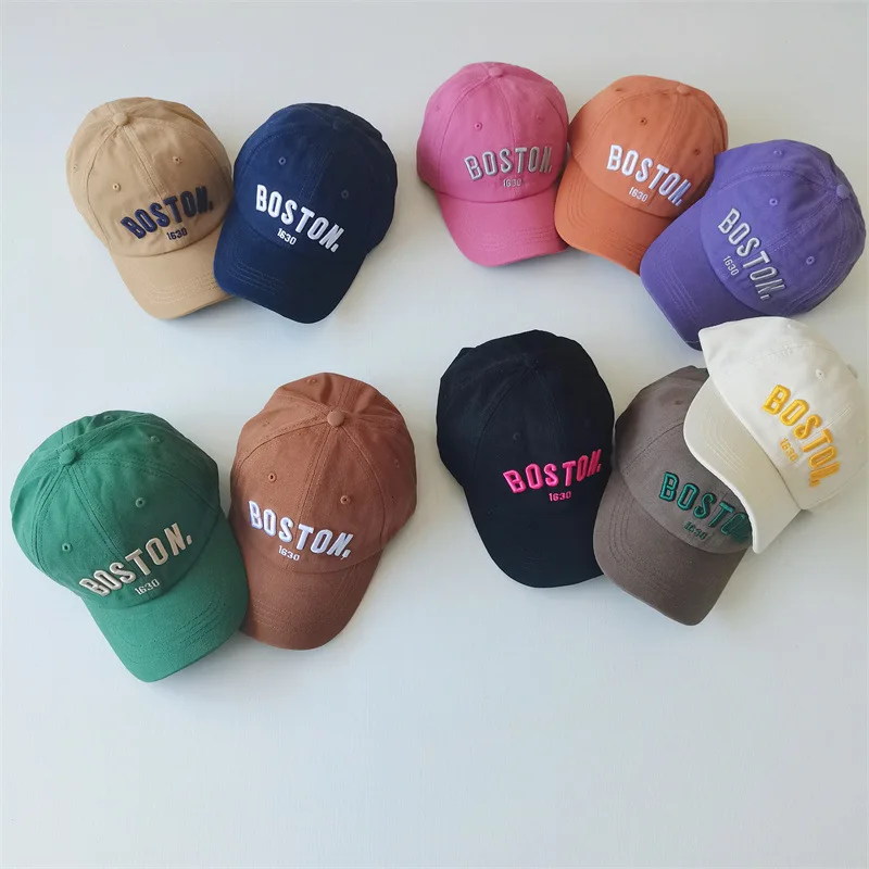 

Children Casual All-match Baseball Cap Baby Outdoor Sunscreen Hat Boy Girl Kid Letter Embroidery Peaked Caps Infant Casquette