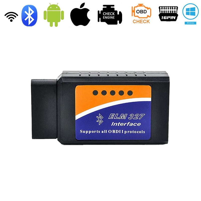 Сканер ELM327 V2.1 OBD2 BT/Wi-Fi Совместимый С Android/iOS Для Диагностического Инструмента