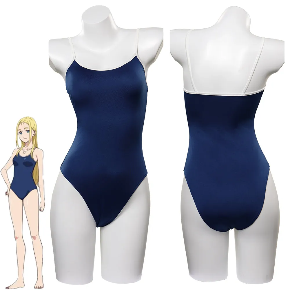 

Summer Time Rendering Ushio Kofune Cosplay Women Costume Jumpsuit Swimwear Outfits Halloween Carnival Girls Swimming Suit