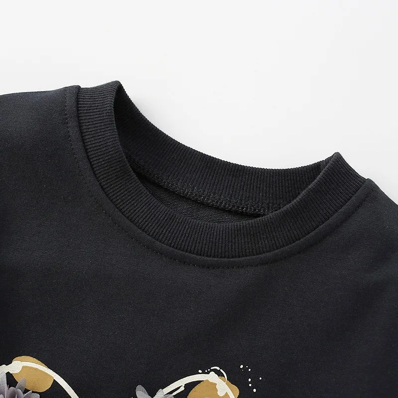 Весенняя хлопковая одежда для маленьких девочек детские толстовки с