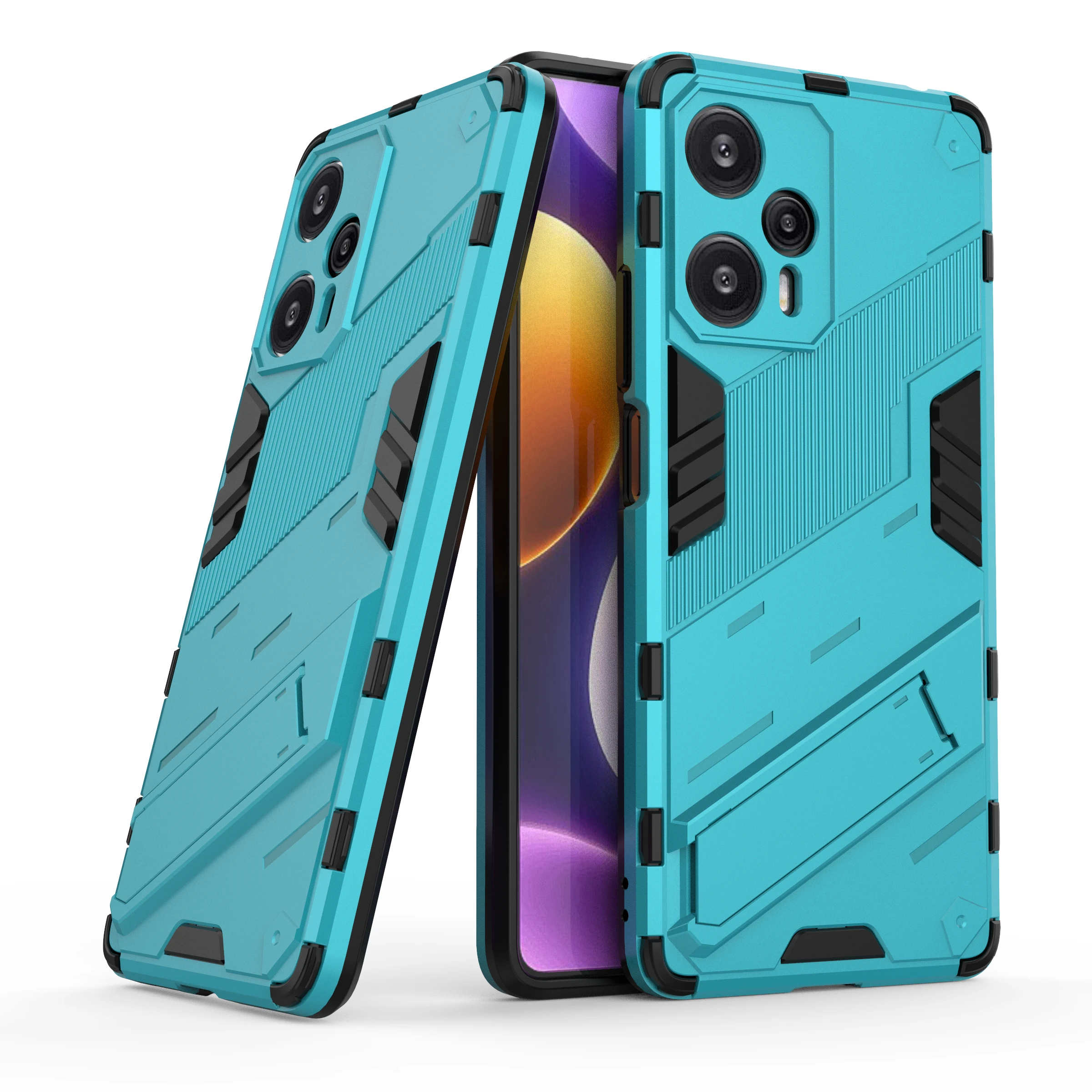 

Case For POCO F5 F5Pro X5 Redmi Note 12 Turbo Note12 Pro Plus Magnetic Bracket Armor Phone Case For POCO F5 Shockproof Cover