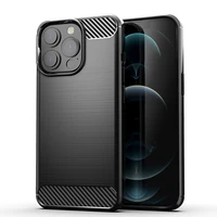 soft case for apple iphone 13pro luxury carbon fiber phone cover full protective for iphone 13 pro shockproof silicone case