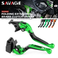 folding brake clutch levers for kawasaki z800e 2013 2016 z750 2007 2012 z 750 800 z800e motorcycle extendable adjustable handle