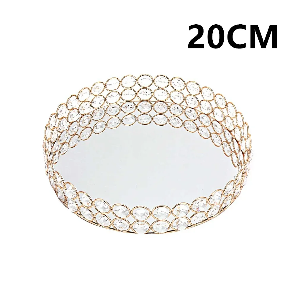 

Хрустальный поднос с зеркалом