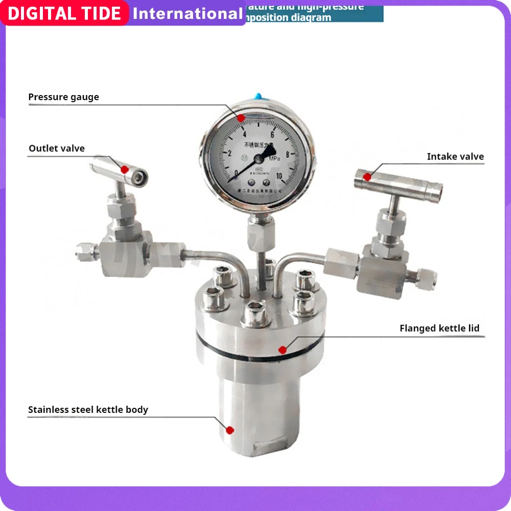 

Автоклавный реактор XMSJ для гидротермального синтеза 25/50/100 мл 6 МПа