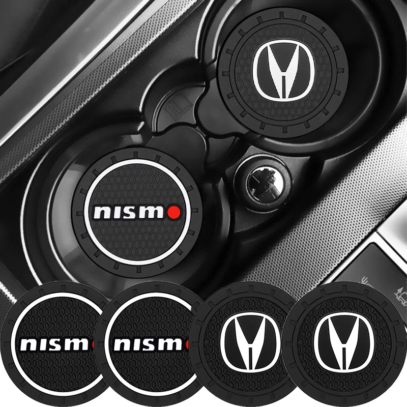 

1pcs Car Non-slip Pad Cup Holder Mat Badge Coaster For Ford Focus Mondeo MK1 MK2 MK4 MK3 Fiesta ST Line Escape Fusion Explorer