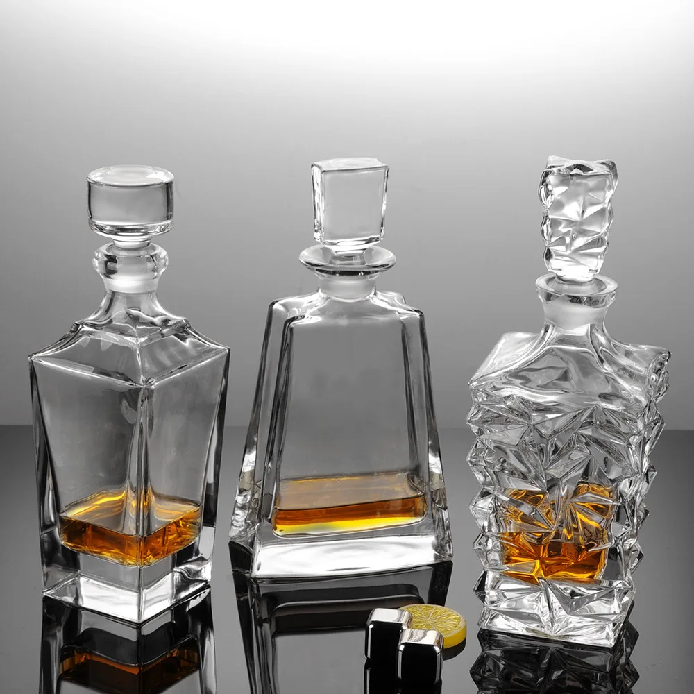 

Хрустальный бокал, винная красная бутылка, графин для вина, виски Liqour Pourer Home Bar для водки, пива, бутылка для виски JR