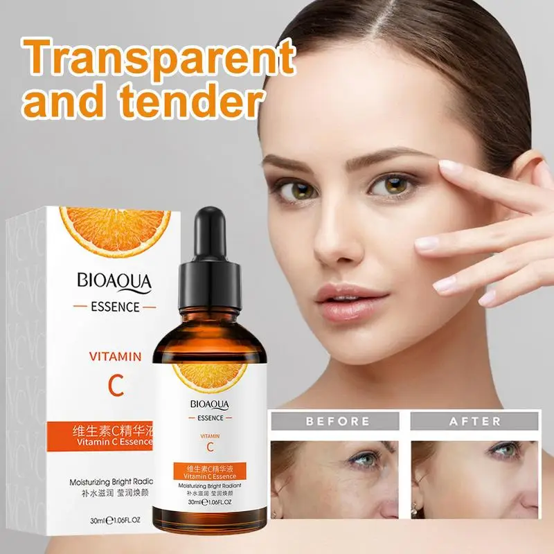 

30ml Vitamin C Face Serums Hydrating Brightening Facial Firming Essence for Dark Spots Even Skin Tone Women Men Skincare
