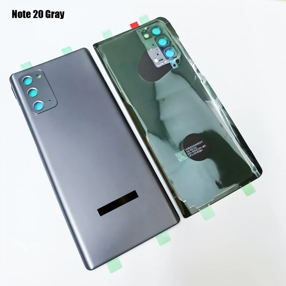

OEM Original Back Cover for SAMSUNG Galaxy Note 20 Backcover Back Glass Housing Bezel with Camera Lens&Adhesive Spare Parts