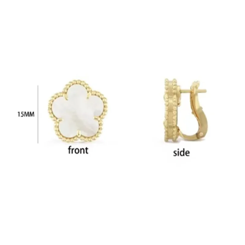 

IO 2023, New Fashion High Quality, Luxury Clover Sterling Silver S925, Earrings, Jewelry Gifts